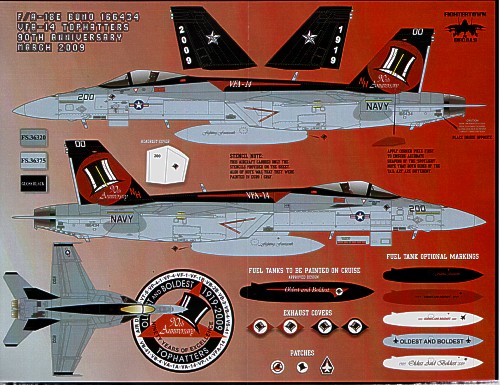 Kit Maquette 1/48 Fightertown - Tophatters Anniversary - Avion Militaire - Référence 48035 - Neuf