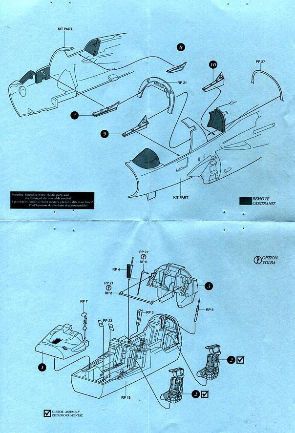 in 1:72 AIRES 7266 Cockkpit Set for Hasegawa® Kit EA-6B Prowler ICAP-2 Early